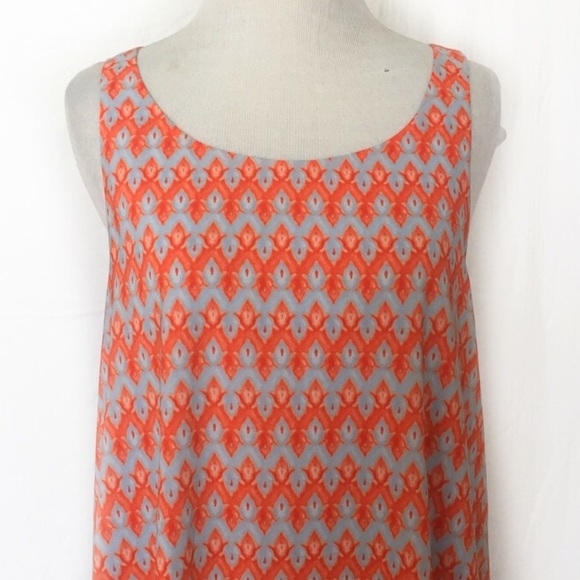 Alice & Olivia Zigzag Patterned Racerback Dress - Picture 3 of 7